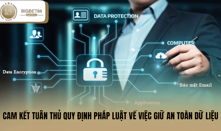 Chính Sách Bảo Mật BIGBET88 3 Cam kết tuân thủ quy định pháp luật về việc giữ an toàn dữ liệu