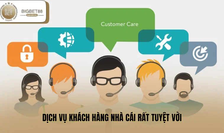 BIGBET88 - Nhà Cái Đẳng Cấp Số 1 Thị Trường Châu Á 3 Dịch vụ khách hàng nhà cái rất tuyệt vời